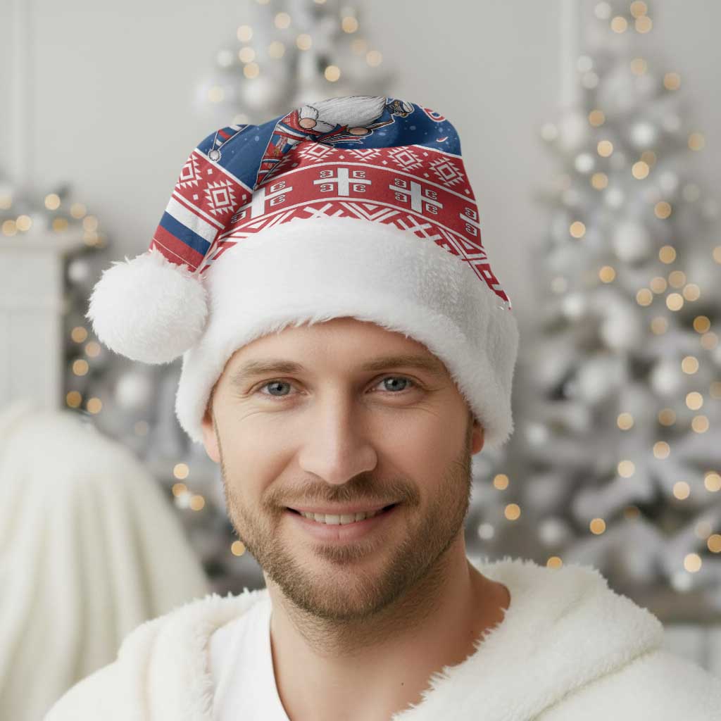 Serbia Christmas Santa Hat Hristos Se Rodi Gnome - Wonder Print Shop