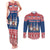 Serbia Christmas Couples Matching Tank Maxi Dress and Long Sleeve Button Shirt Hristos Se Rodi Gnome - Wonder Print Shop