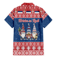 Serbia Christmas Family Matching Mermaid Dress and Hawaiian Shirt Hristos Se Rodi Gnome - Wonder Print Shop