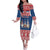 Serbia Christmas Family Matching Off The Shoulder Long Sleeve Dress and Hawaiian Shirt Hristos Se Rodi Gnome - Wonder Print Shop