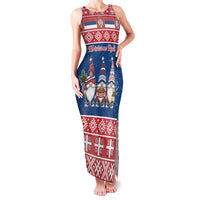 Serbia Christmas Family Matching Tank Maxi Dress and Hawaiian Shirt Hristos Se Rodi Gnome - Wonder Print Shop