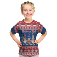 Serbia Christmas Kid T Shirt Hristos Se Rodi Gnome - Wonder Print Shop