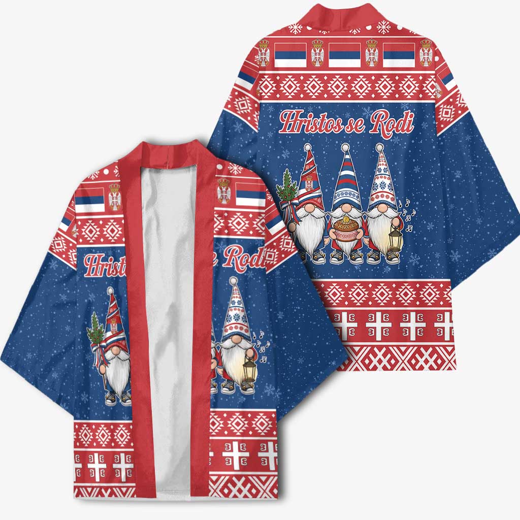 Serbia Christmas Kimono Hristos Se Rodi Gnome - Wonder Print Shop
