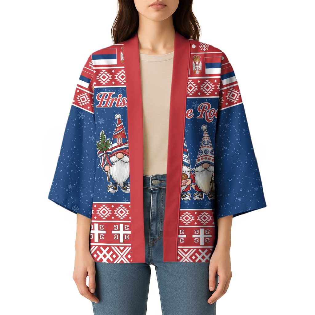 Serbia Christmas Kimono Hristos Se Rodi Gnome - Wonder Print Shop
