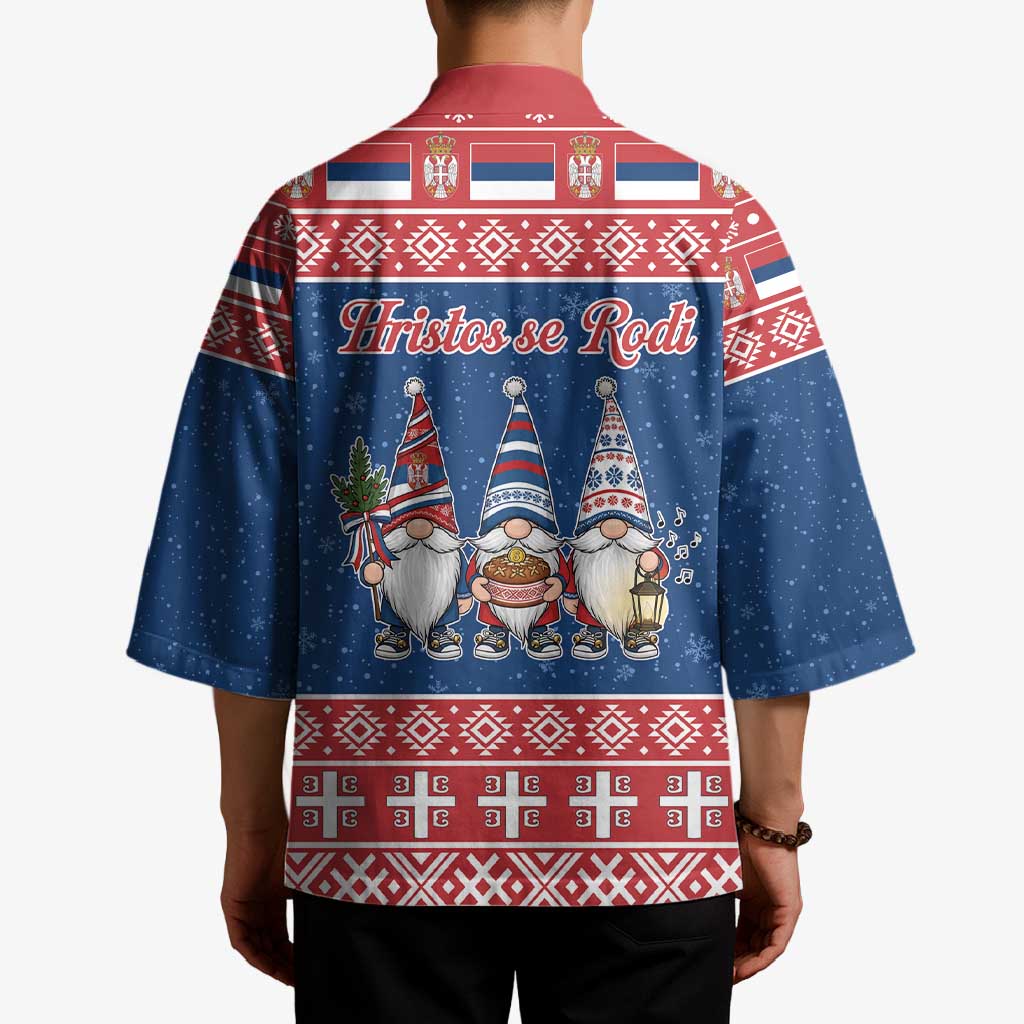 Serbia Christmas Kimono Hristos Se Rodi Gnome - Wonder Print Shop