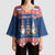 Serbia Christmas Kimono Sleeve Blouse Hristos Se Rodi Gnome - Wonder Print Shop