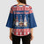 Serbia Christmas Kimono Sleeve Blouse Hristos Se Rodi Gnome - Wonder Print Shop
