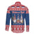Serbia Christmas Long Sleeve Button Shirt Hristos Se Rodi Gnome - Wonder Print Shop