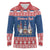 Serbia Christmas Long Sleeve Polo Shirt Hristos Se Rodi Gnome - Wonder Print Shop