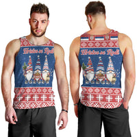 Serbia Christmas Men Tank Top Hristos Se Rodi Gnome - Wonder Print Shop