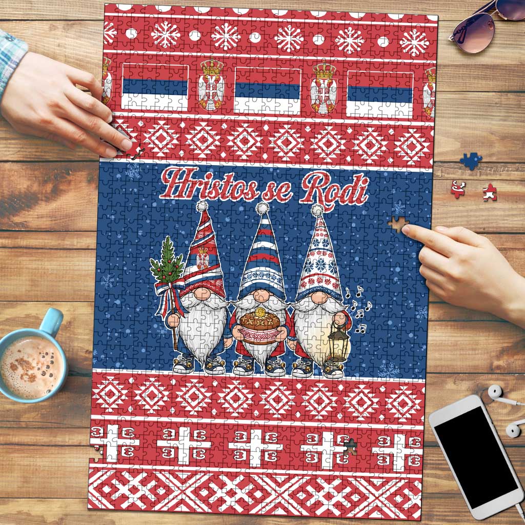 Serbia Christmas Puzzle Hristos Se Rodi Gnome - Wonder Print Shop