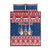 Serbia Christmas Quilt Bed Set Hristos Se Rodi Gnome - Wonder Print Shop