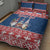 Serbia Christmas Quilt Bed Set Hristos Se Rodi Gnome - Wonder Print Shop