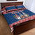 Serbia Christmas Quilt Bed Set Hristos Se Rodi Gnome - Wonder Print Shop