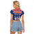 Serbia Christmas Raglan Cropped T Shirt Hristos Se Rodi Gnome - Wonder Print Shop