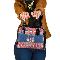Serbia Christmas Shoulder Handbag Hristos Se Rodi Gnome - Wonder Print Shop