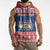 Serbia Christmas Sleeveless Zip Hoodie Hristos Se Rodi Gnome - Wonder Print Shop