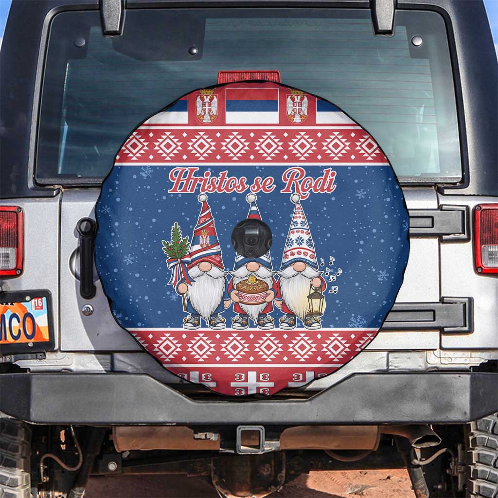 Serbia Christmas Spare Tire Cover Hristos Se Rodi Gnome - Wonder Print Shop