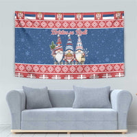 Serbia Christmas Tapestry Hristos Se Rodi Gnome - Wonder Print Shop