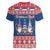 Serbia Christmas Women V-Neck T-Shirt Hristos Se Rodi Gnome - Wonder Print Shop