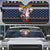 Personalized Merionethshire Wales Christmas Auto Sun Shade Beer and Goat Santa Design - Wonder Print Shop