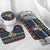 Personalized Merionethshire Wales Christmas Bathroom Set Beer and Goat Santa Design - Wonder Print Shop
