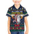 Personalized Merionethshire Wales Christmas Family Matching Mermaid Dress and Hawaiian Shirt Beer and Goat Santa Design - Wonder Print Shop