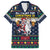 Personalized Merionethshire Wales Christmas Hawaiian Shirt Beer and Goat Santa Design - Wonder Print Shop