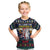 Personalized Merionethshire Wales Christmas Kid T Shirt Beer and Goat Santa Design - Wonder Print Shop
