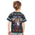 Personalized Merionethshire Wales Christmas Kid T Shirt Beer and Goat Santa Design - Wonder Print Shop