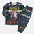 Personalized Merionethshire Wales Christmas Pajama Set Beer and Goat Santa Design - Wonder Print Shop