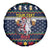 Personalized Merionethshire Wales Christmas Spare Tire Cover Beer and Goat Santa Design - Wonder Print Shop