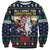 Personalized Merionethshire Wales Christmas Sweatshirt Beer and Goat Santa Design - Wonder Print Shop