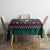 Personalized Merionethshire Wales Christmas Tablecloth Beer and Goat Santa Design - Wonder Print Shop