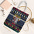 Personalized Merionethshire Wales Christmas Tote Bag Beer and Goat Santa Design - Wonder Print Shop