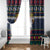 Personalized Merionethshire Wales Christmas Window Curtain Beer and Goat Santa Design - Wonder Print Shop