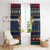 Personalized Merionethshire Wales Christmas Window Curtain Beer and Goat Santa Design - Wonder Print Shop