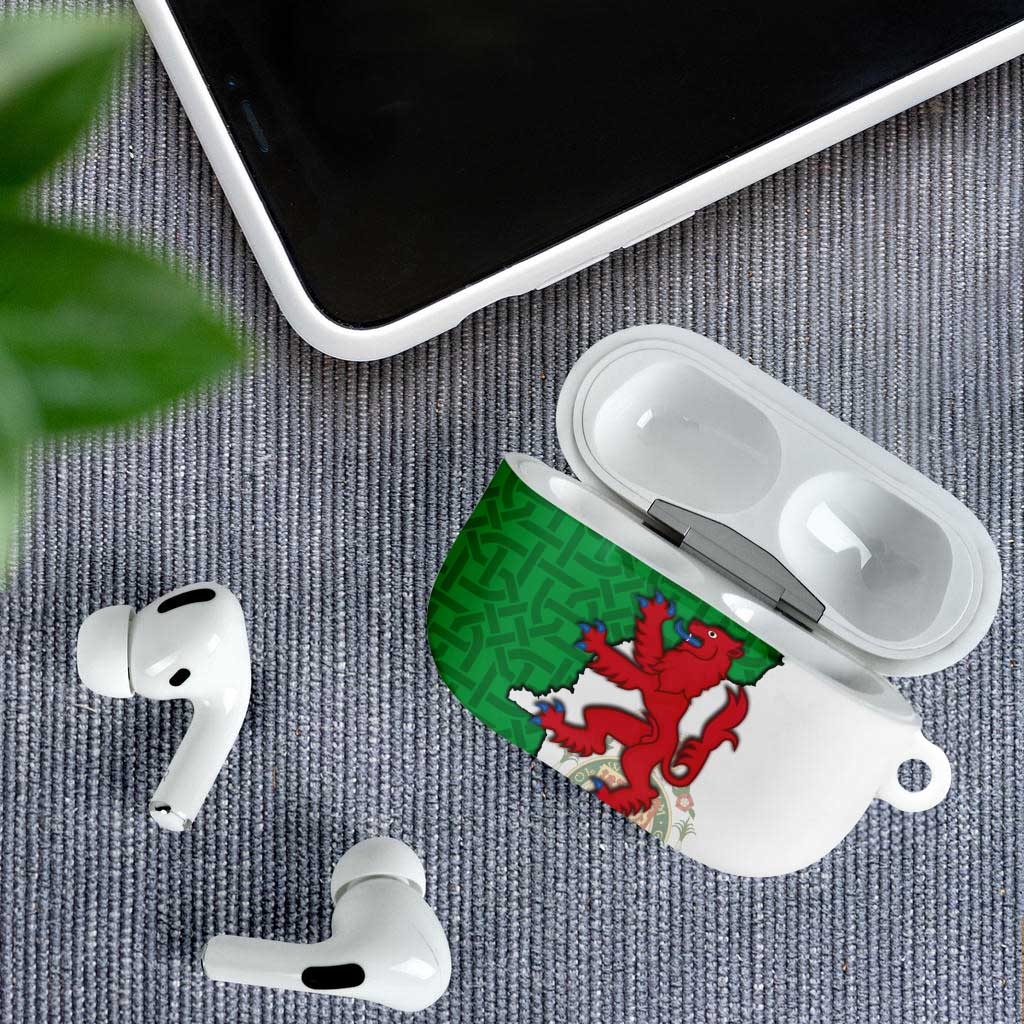 Montgomeryshire Wales AirPods Case Map and Emblem Celtic Style - Wonder Print Shop