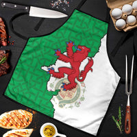 Montgomeryshire Wales Apron Map and Emblem Celtic Style - Wonder Print Shop