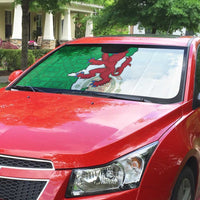 Montgomeryshire Wales Auto Sun Shade Map and Emblem Celtic Style - Wonder Print Shop