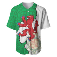 Montgomeryshire Wales Baseball Jersey Map and Emblem Celtic Style - Wonder Print Shop