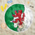 Montgomeryshire Wales Beach Blanket Map and Emblem Celtic Style - Wonder Print Shop