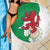 Montgomeryshire Wales Beach Blanket Map and Emblem Celtic Style - Wonder Print Shop