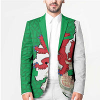 Montgomeryshire Wales Blazer Map and Emblem Celtic Style - Wonder Print Shop