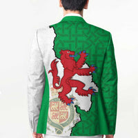 Montgomeryshire Wales Blazer Map and Emblem Celtic Style - Wonder Print Shop