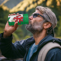 Montgomeryshire Wales 4 in 1 Can Cooler Tumbler Map and Emblem Celtic Style - Wonder Print Shop