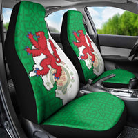 Montgomeryshire Wales Car Seat Cover Map and Emblem Celtic Style - Wonder Print Shop