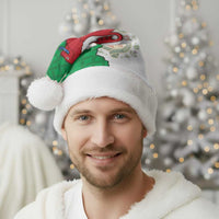 Montgomeryshire Wales Christmas Santa Hat Map and Emblem Celtic Style - Wonder Print Shop