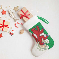 Montgomeryshire Wales Christmas Stocking Map and Emblem Celtic Style - Wonder Print Shop