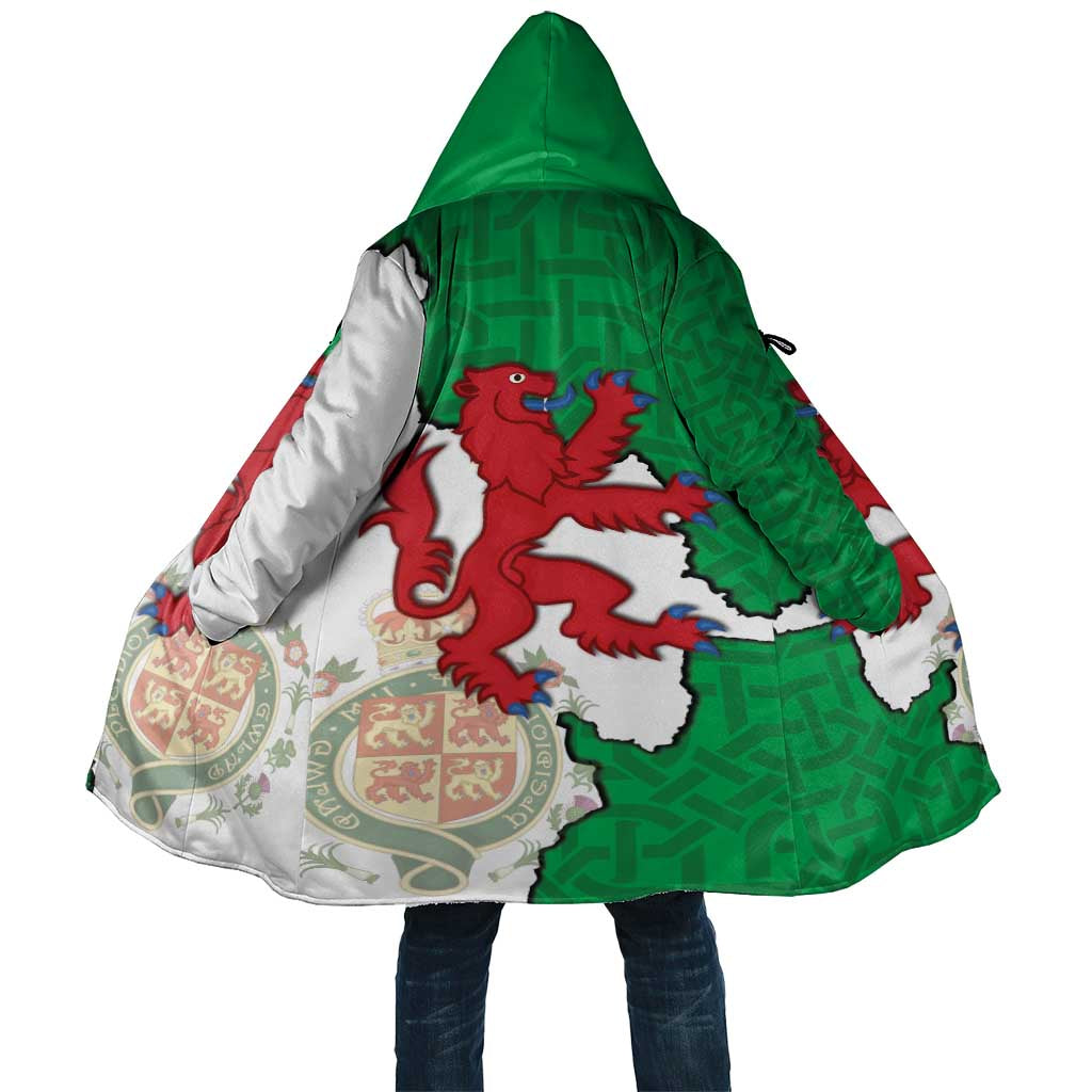 Montgomeryshire Wales Cloak Map and Emblem Celtic Style - Wonder Print Shop